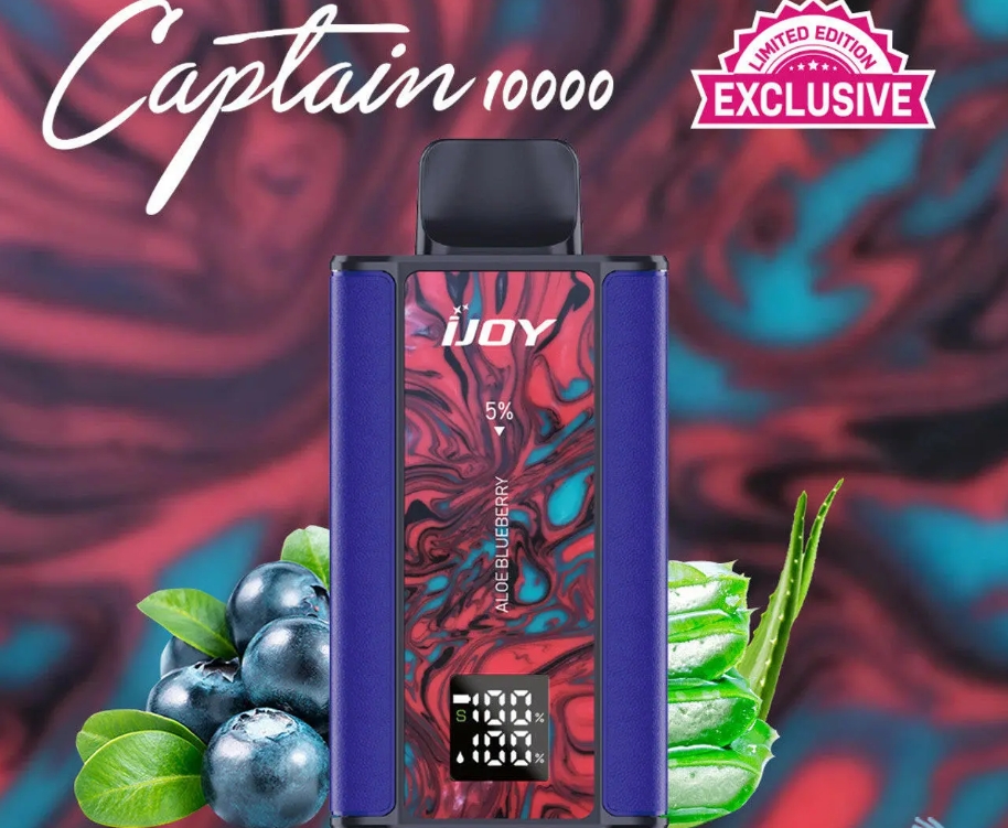 iJOY Captain 10000 Puffs Vape - aloe afine: O experiență de vaping de neuitat pe piața rom&acirc;nească &icirc;n 2025